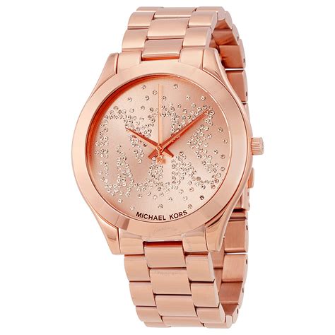 michael kors mk3591|Michael Kors Slim Runway Rose Gold Tone Dial Ladies Watch .